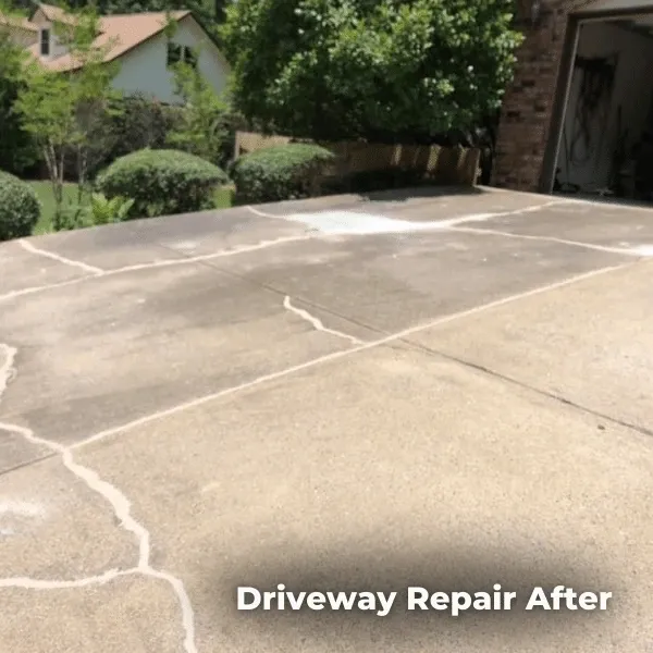 Driveway Repair after Driveway Repair after
